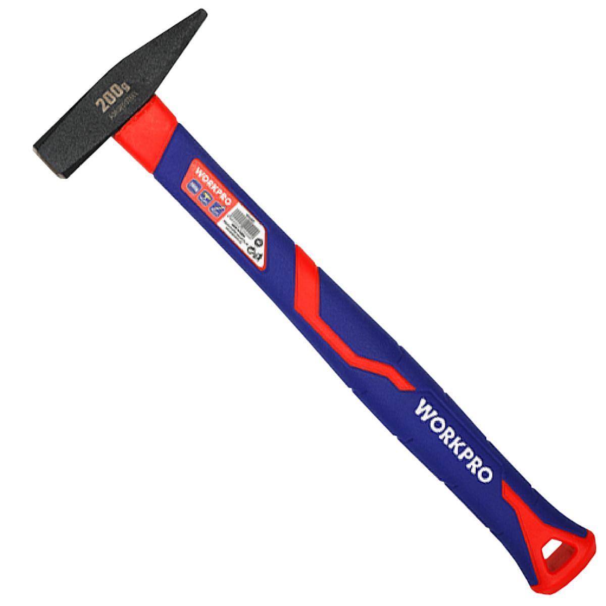 Изображение товара Молоток механика с фиберглассовой рукояткой 500гр WP241023 WORKPRO в интернет-магазине 3Стойки