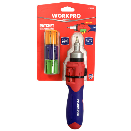 Изображение товара Отвертка MULTI с трещоткой WP221056 WORKPRO в интернет-магазине 3Стойки