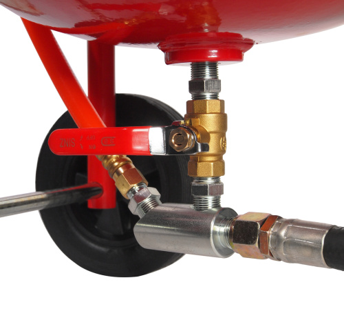 Изображение товара Аппарат пескоструйный 38л шланг 1/2", 250PSI JTC в интернет-магазине 3Стойки