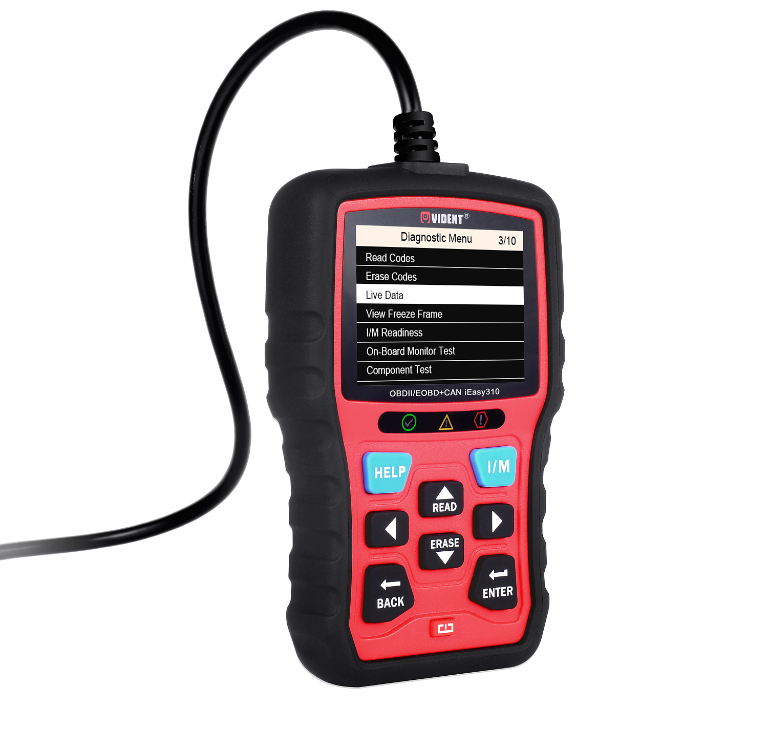 Изображение товара Сканер диагностический OBD2 2.8" iEasy310 VIDENT в интернет-магазине 3Стойки