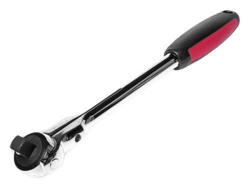 Изображение товара Ключ трещотка 1/2" 72 зуба 305мм шарнирный с резиновой рукояткой JTC в интернет-магазине 3Стойки
