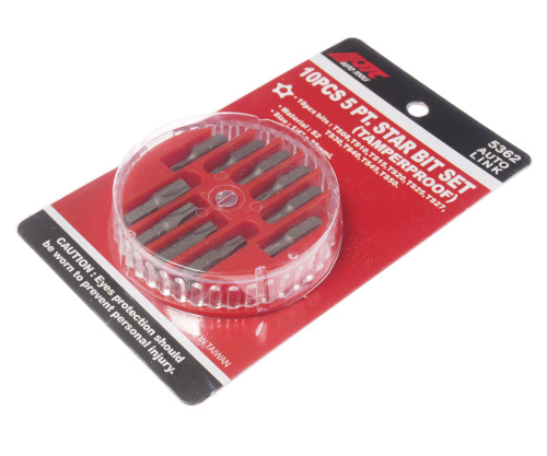 Изображение товара Набор бит 1/4" TORX ТS08-TS50 10 предметов в боксе JTC в интернет-магазине 3Стойки