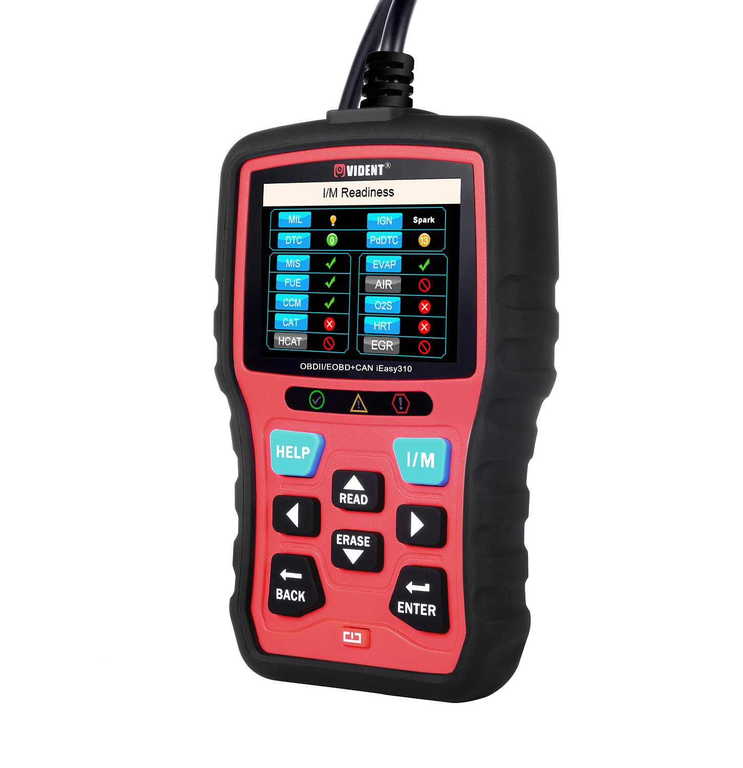 Изображение товара Сканер диагностический OBD2 2.8" iEasy310 VIDENT в интернет-магазине 3Стойки