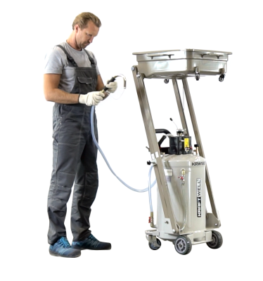 Изображение товара Установка слива/откачки масла, пантограф, 140 л в интернет-магазине 3Стойки