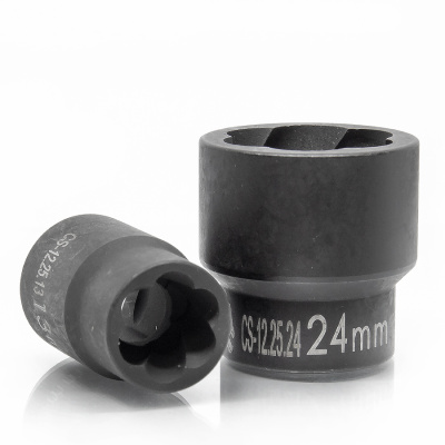 CS-12.25.21 короткая торцевая спиральная головка на 1/2', 21 мм