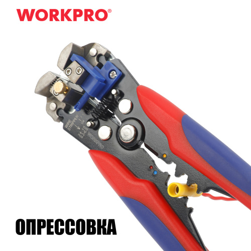 Изображение товара Клещи обжимные 3-в-1 автоматические WP291007 WORKPRO в интернет-магазине 3Стойки