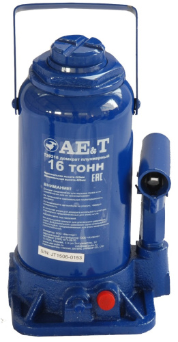 Изображение товара Домкрат бутылочный T20216 AE&T 16т в интернет-магазине 3Стойки