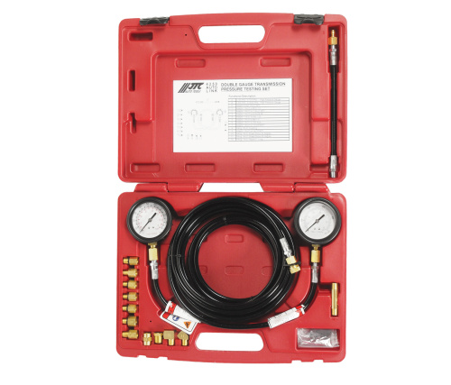 Изображение товара Тестер давления масла КПП с двумя манометрами в кейсе JTC в интернет-магазине 3Стойки