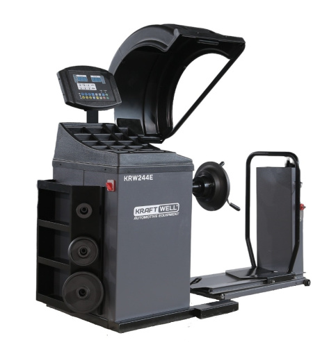 Изображение товара KraftWell KRW244T/380 Балансировочный станок для колес грузовых автомобилей полуавтоматический в интернет-магазине 3Стойки