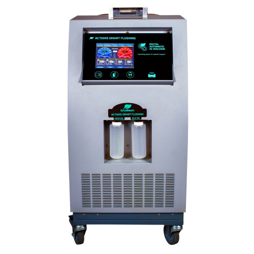 Изображение товара Установка для заправки автокондиционеров GrunBaum AC7500S SMART FLUSHING, автоматическая, R134 в интернет-магазине 3Стойки