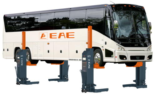 Изображение товара Комплект подкатных колонн Everlift EE-HDM84 (4шт по 8т.). Беcпроводные. в интернет-магазине 3Стойки