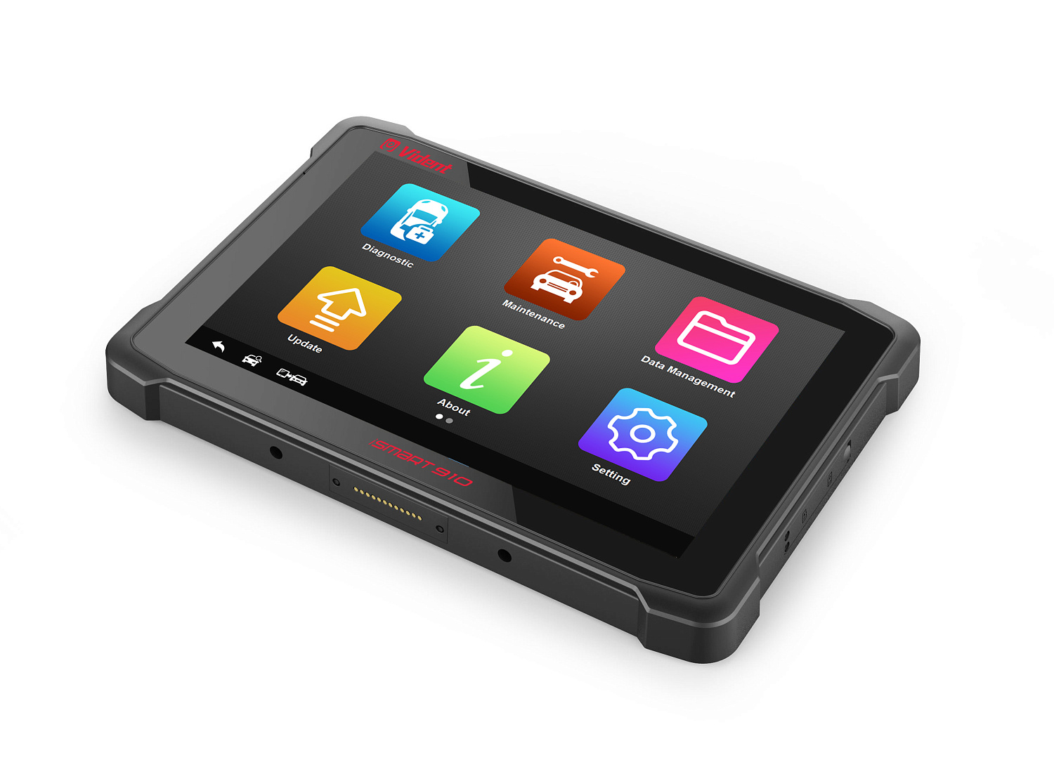 Изображение товара Сканер диагностический проф. OBD2 ISMART910 VIDENT в интернет-магазине 3Стойки