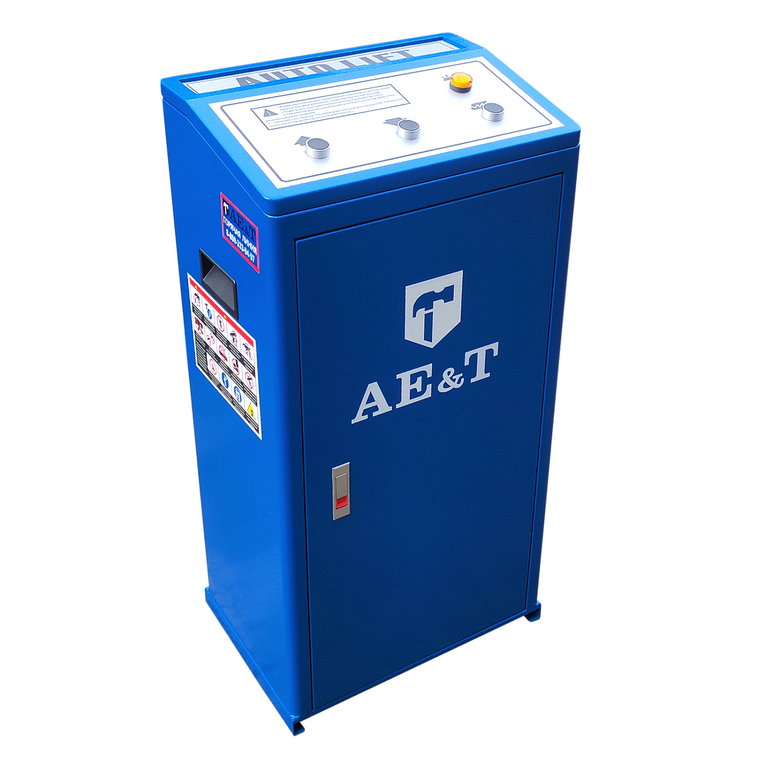 Изображение товара Автомобильный  ножничный подъемник F6106E AE&T (380В) для слесарных работ в интернет-магазине 3Стойки