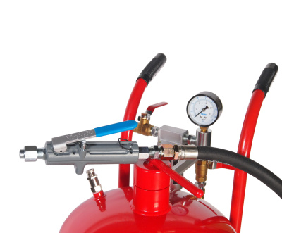 Изображение товара Аппарат пескоструйный 38л шланг 1/2", 250PSI JTC в интернет-магазине 3Стойки