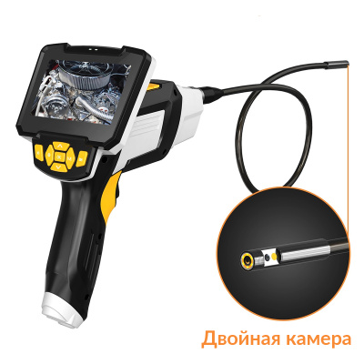 IC-V112A Видеоэндоскоп промышленный, 4.3", 1Мп, 2 камеры, 1280х720, 1м, 5.5 мм сменный зонд iCartool IC-V112A