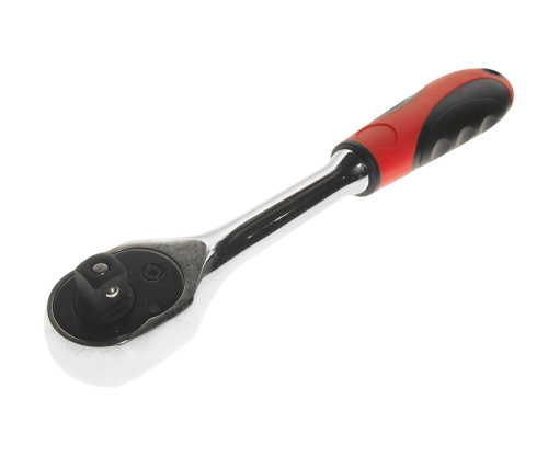 Изображение товара Ключ трещотка 3/8" 72 зуба 200мм резиновая рукоятка JTC в интернет-магазине 3Стойки