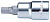 Короткая торцевая головка 1/2' Hans 4026M08