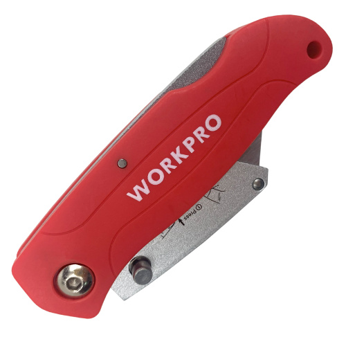 Изображение товара Нож универсальный складной со сменными лезвиями WP211002 WORKPRO в интернет-магазине 3Стойки