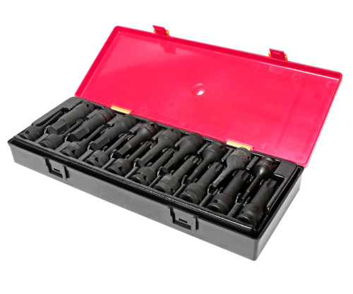 Изображение товара Набор головок торцевых 1/2" TORX,HEX ударных 19 предметов в кейсе JTC в интернет-магазине 3Стойки