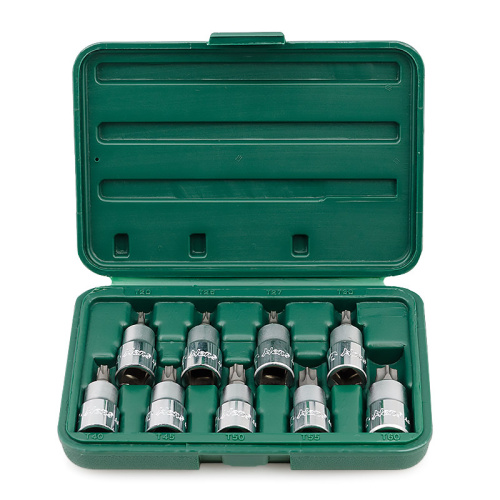 Изображение товара Набор торцевых головок TORX 1/2' Hans, 46024-9 в интернет-магазине 3Стойки