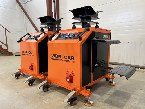 Изображение товара Мобильный подкатной вибростенд Vibrocar базовый в интернет-магазине 3Стойки