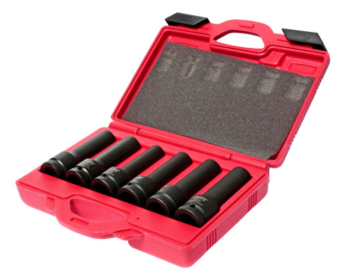 Изображение товара Набор головок торцевых 3/4" TORX (E18-E24) 12-ти гран. (17-19мм) ударных глубоких L=110мм 6 пр. JTC в интернет-магазине 3Стойки