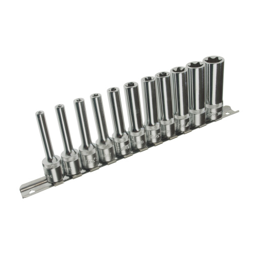 Изображение товара Набор головок торцевых 3/8" TORX Е4-Е18 глубоких 11 предметов JTC в интернет-магазине 3Стойки