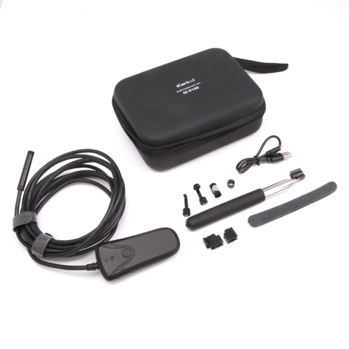 Изображение товара IC-V140 Видеоэндоскоп WIFI, 1Мп, 1280x720, 3.5м, 8мм зонд, с телескопическим держателем iCartool IC-V140 в интернет-магазине 3Стойки
