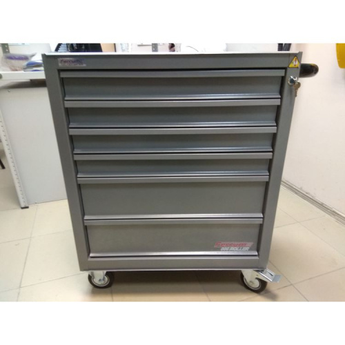 Изображение товара Тележка инструментальная 6 ящиков FERRUM 02.006L-9007 в интернет-магазине 3Стойки
