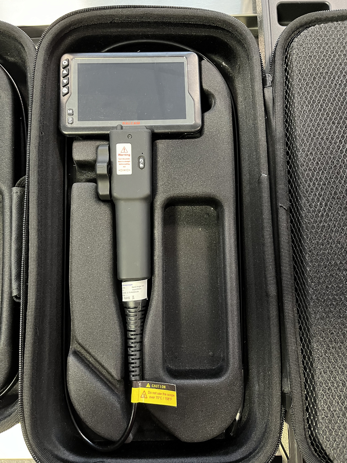 Изображение товара Видеоэндоскоп RALCAM F405B Видеоэндоскоп с HD дисплеем 4.5” и управляемым зондом 1м-D 5.5мм. 360º. в интернет-магазине 3Стойки
