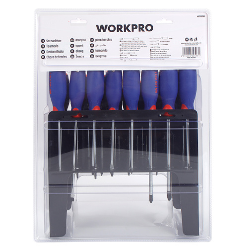 Изображение товара Отвертки и биты набор 100шт с подставкой WP200507 WORKPRO в интернет-магазине 3Стойки