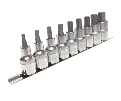 Набор бит-головок 1/2" HEX H4-H14 9 предметов JTC
