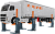 Комплект подкатных колонн Everlift EE-HDM86 (6шт по 8т.). Беcпроводные.