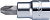 Торцевая головка короткая 1/4' PZ2, 2023PZ2, Hans