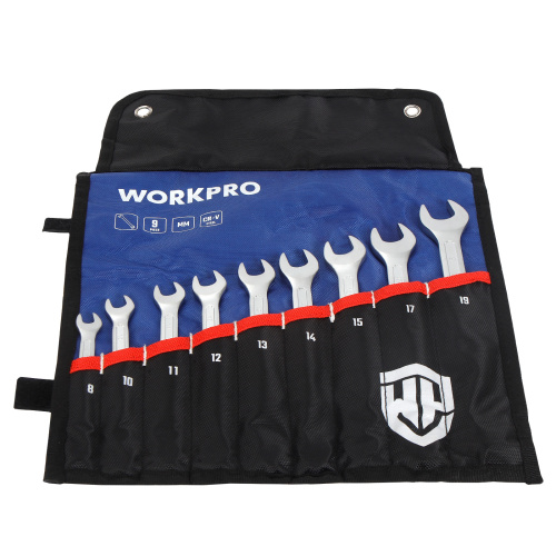 Изображение товара Ключи комбинированные набор 9шт (8-19мм) WP202502 WORKPRO в интернет-магазине 3Стойки
