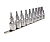 Набор бит-головок 1/2" TORX T20-T60 9 предметов JTC
