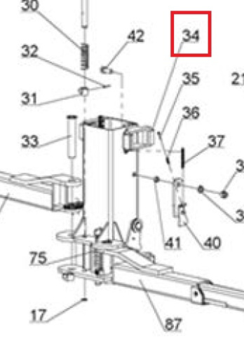 Изображение товара T5.5/34 Блок скольжения в интернет-магазине 3Стойки
