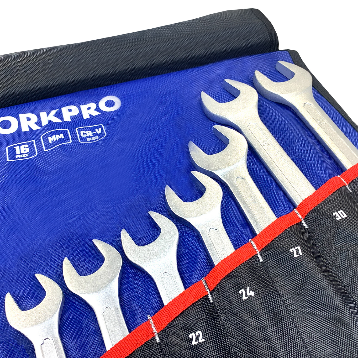 Изображение товара Ключи комбинированные набор 16шт (6-32мм) WP202503 WORKPRO в интернет-магазине 3Стойки