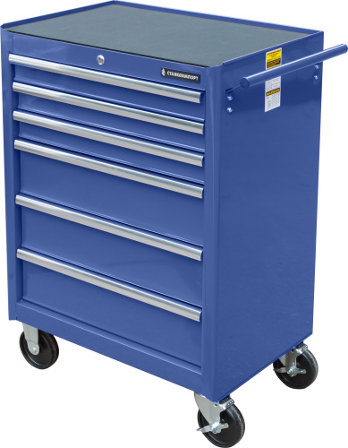 Изображение товара Тележка СТАНКОИМПОРТ 6 ящиков BTD-270061CS blu в интернет-магазине 3Стойки