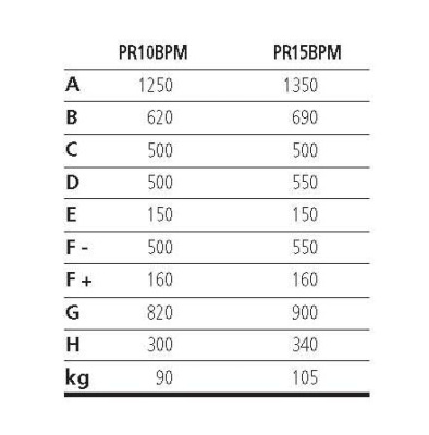 Изображение товара Пресс Werther-OMA PR15B/PM(OMA652B) в интернет-магазине 3Стойки