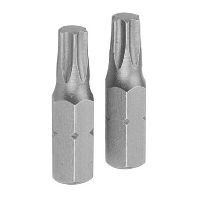 TOLSEN Набор вставок (бит) торцевых 1/4", Torx, T27, 25 мм, 2 предмета